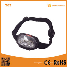 T03 AAA Plastic Camping Outdoor LED Headlamp